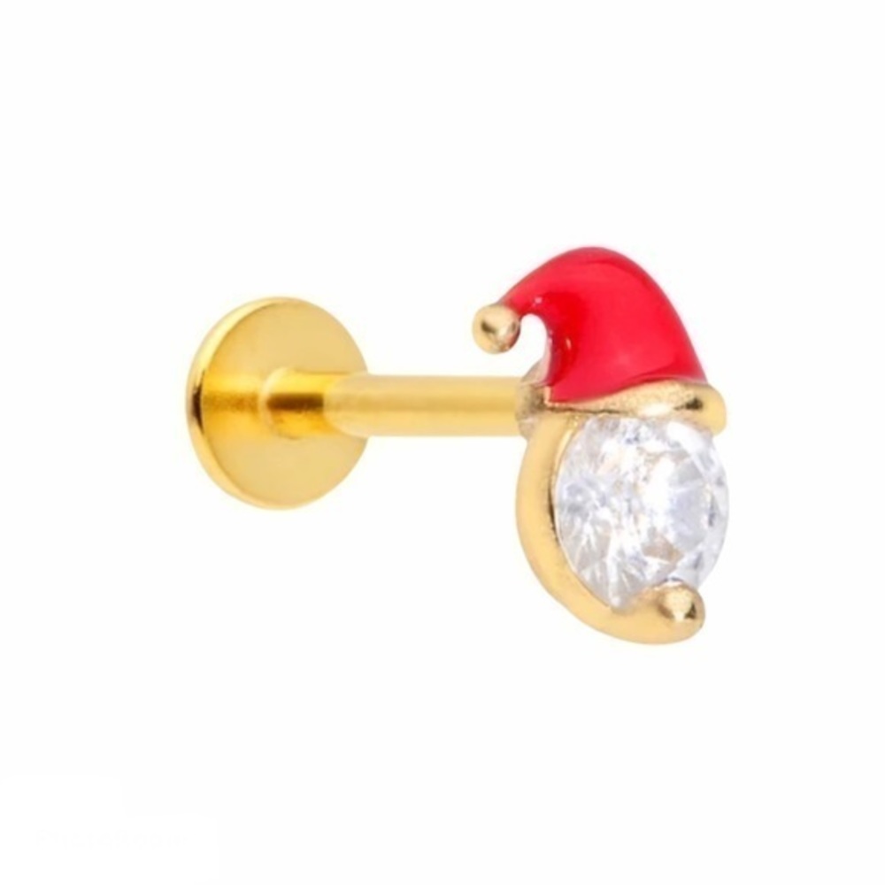 16 Gauge 5/16 Santa’s hat Christmas Cartlidge stud